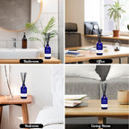 Xcleen Citrus Scented Reed Diffuser, Lime & Lemon Oil Reed Diffuser, Real - Image 6