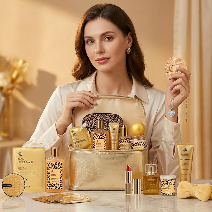 25 Pcs Mother's Day Gift, Honey & Almond Bath & Body Gift Set - Image 3
