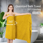Extra Large Bath Towels Set 35x70 Inches - Image 2