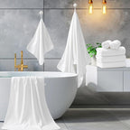 Ycosy 4 Pack Extra Large Microfiber Bath Towels Set, 35x70 inches, Less Lint - Image 5