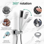 SR SUN RISE SRSH-D1203 12 Inches Bathroom Luxury Rain Mixer Shower Combo Set - Image 4