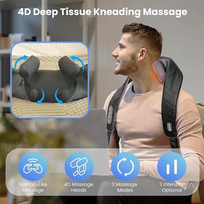 COMFIER Cordless Neck Shoulder Massager - Image 3