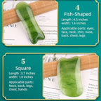 Gua Sha Scraping Massage Tool, GuaSha Facial Set, Natural Resin GuaSha Massage - Image 7
