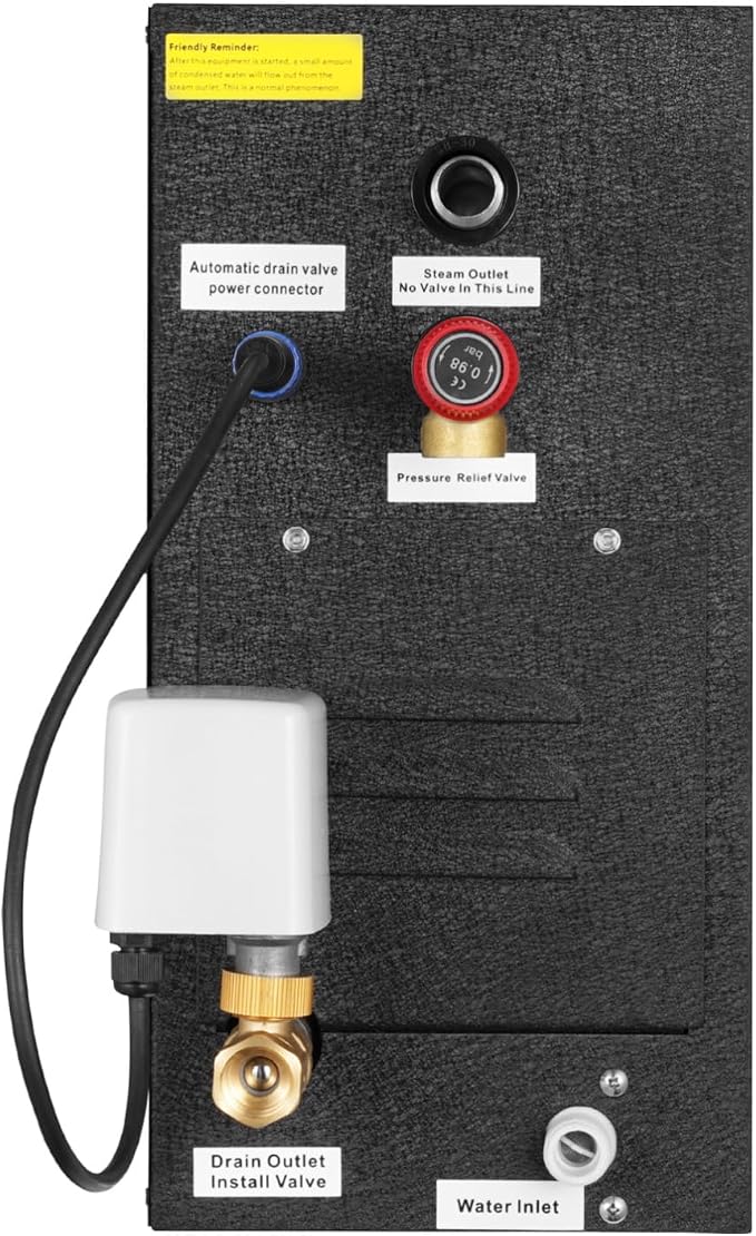 VEVOR Steam Generator, 4 kW Steam Shower System - Image 9