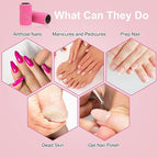 190 Pcs Sanding Bands for Nail Drill, 80/120/180/240 Grits Nail Sanding Bands - Image 7