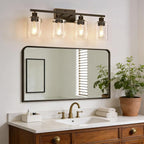 MOKATNG 4-Light Bathroom Light Fixtures, Vanity Light - Image 7