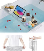 Bathtub Caddy Tray, Adjustable Bathtub Tray Table, Bath Organizer by Unknown