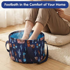 Molain Foldable Bucket for Soaking Feet, Portable Foot Bath Tub Spa Basin - Image 4