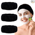 Microfiber Spa Headband 3-Pack, Soft Terry Cloth Headband by Unknown