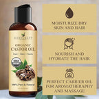 Handcraft Blends Organic Castor Oil 4 Fl Oz | 100% Pure and Natural | Premium - Image 6