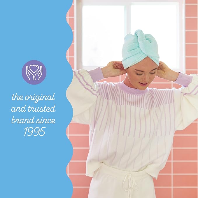 Turbie Twist 4-Pack Microfiber Hair Towel - Image 6