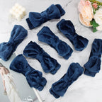 Ondder Spa Headband for Washing Face 8 Pack Navy Blue Skincare Headbands for - Image 7