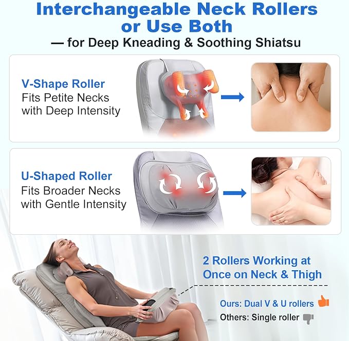 Shiatsu Massage Cushion for Neck and Back - Image 4