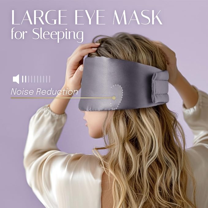 Silk Sleep Mask Soft Pressureless: 100% Mulberry Silk - Image 5