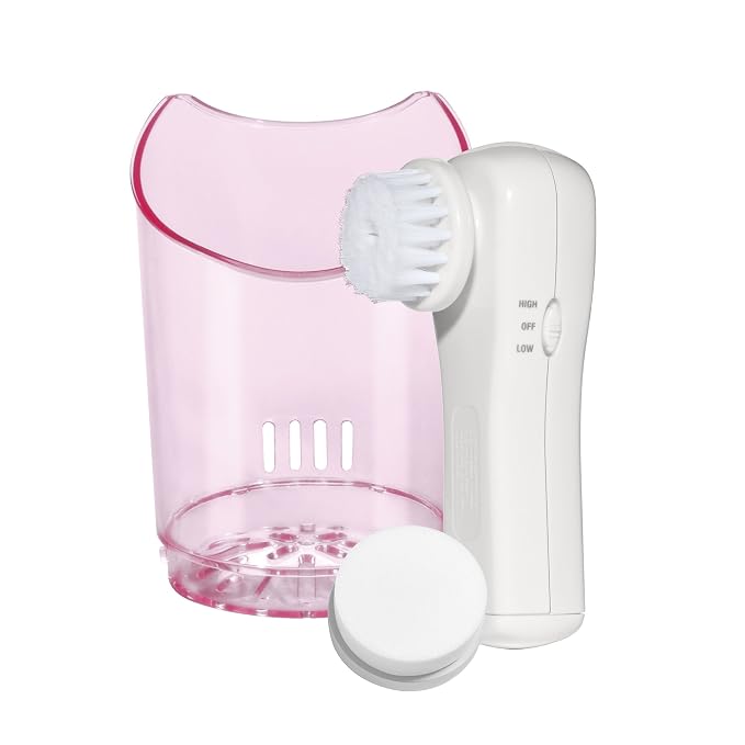 True Glow by Conair Moisturizing Mist Facial Sauna System; Pink / Cream - Image 3