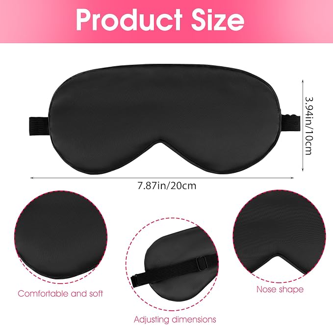4 Pack Sleep Mask Silk Eye Mask - Image 2