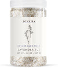 Jovvily Epsom Salt Soak with Lavender Buds & Lavender Essential Oil - 2 lb - by Jovvily