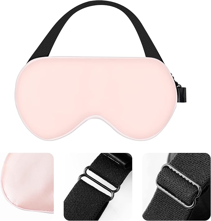 Amazon Basics Genuine Natural Mulberry Silk Curved Sleep Eye Mask - Image 5