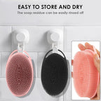 RamPula Silicone Body Scrubber, Silicone Loofah, Quick-Dry Exfoliating Body - Image 3