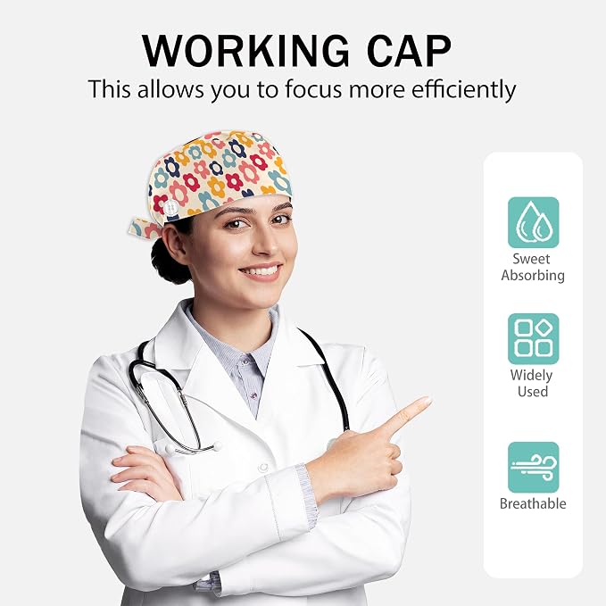 2 Pcs Working Cap with Sweatband - Image 2
