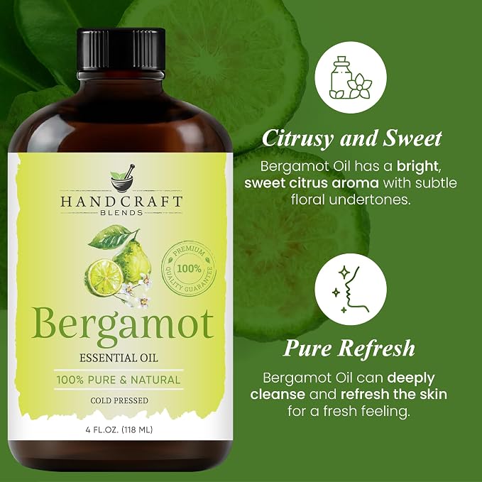 Handcraft Blends Bergamot Essential Oil – Huge 4 Fl Oz – 100% Pure and Natural - Image 4