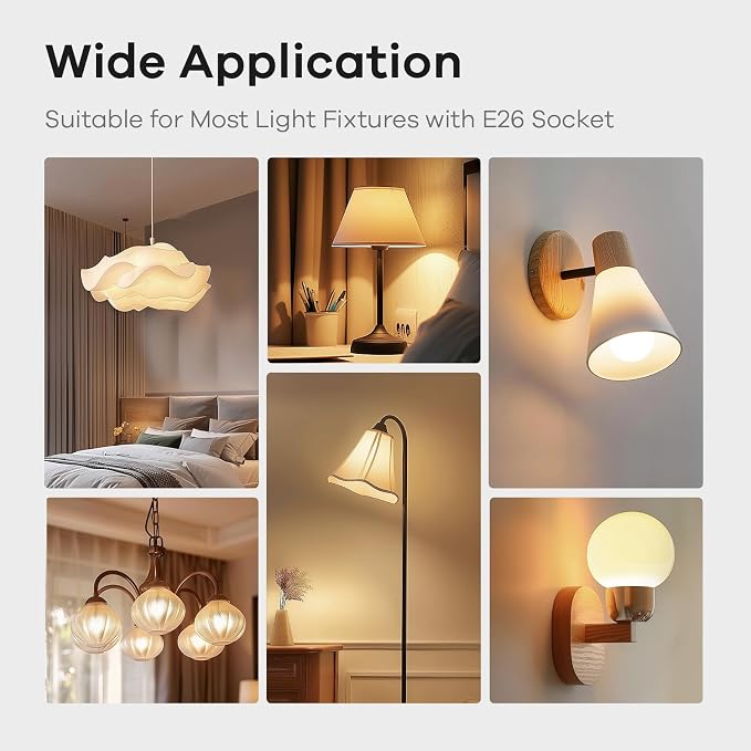 Linkind A19 LED Light Bulbs Dimmable, 60W Equivalent, Energy Efficient 9W - Image 9