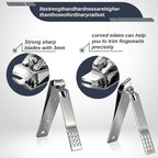 Professional Nail Clippers for Women，Travel Manicure Kit for Men，Nail Clipper - Image 2