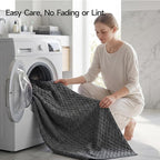 REDKISS 4 Pack Charcoal Gray Microfiber Bath Towels - Image 8