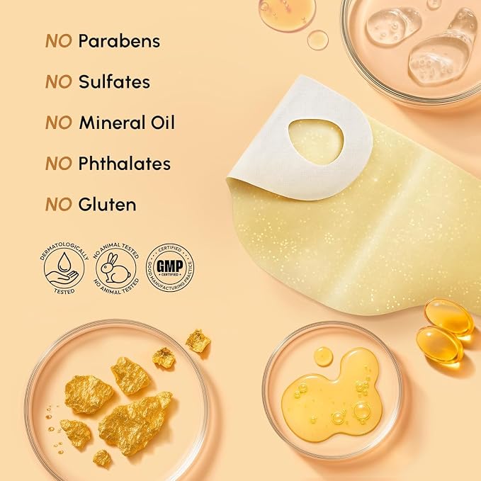 MAREE V Line Lifting Mask with 24K Gold – Deep Collagen Face Mask - Image 7