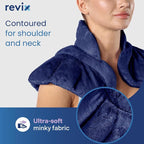 REVIX Microwave Heating Pad for Neck Shoulders and Back, Weighted Hot Neck - Image 3