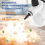Steam Cleaner, Pressurized Handheld 13pcs Multi-Purpose Natural Deep Cleaning - Image 3