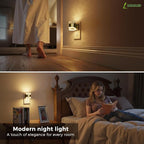 L LOHAS LED Night Light, 2 Pack 3000K Bubble Night Lights Plug into Wall - Image 6