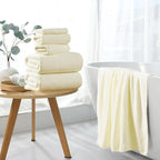 4 Piece Extra Large Bath Towel 35"x70" Oversized Bath Sheet Bath Towel Set - Image 6