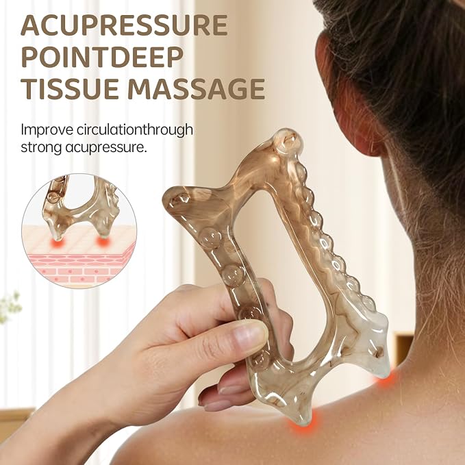 6-in-1 Resin Body Gua Sha Facial Tools - Image 3