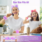 6 Pack Spa Headband with Wristbands: Washing Face Facial Makeup Skincare - Image 5