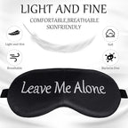 Geyoga 4 Pieces Funny Eye Mask for Sleep Soft Satin Eye Mask Blackout Blindfold - Image 2