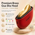 ZDEER Electric Gua Sha Facial Care Set – Heated Brass Face & Neck Massager - Image 3