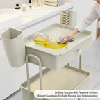 Dolonm 3 Tier Drawer Shelf Beauty Cart - Image 8
