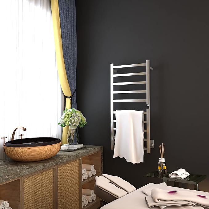 Topdattion Smart Wireless Electric Towel Warmer | Blade Thin 10 Bar Design | - Image 5
