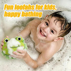 Kids Loofah, Cute Cartoon Animal Kids Bath Sponge - Image 3