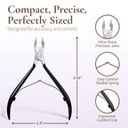 Professional Cuticle Cutter & Pusher Trimmer Manicure Tools - Image 3