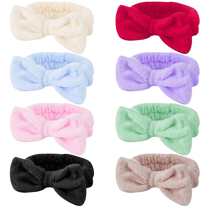 Ondder Spa Headband for Washing Face 8 Pack Aossrted Skincare Headbands for by Ondder