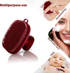Silicone Face Scrubber for Men Facial Cleansing Brush Silicone Face Wash Brush - Image 2