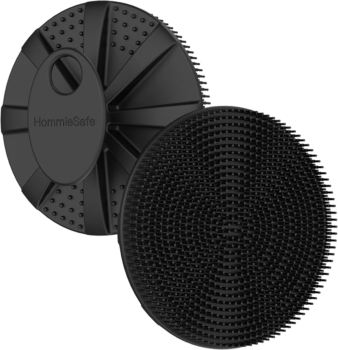 Soft Silicone Shower Brush Body Wash Bath Exfoliating Skin Massage Scrubber by Hommiesafe
