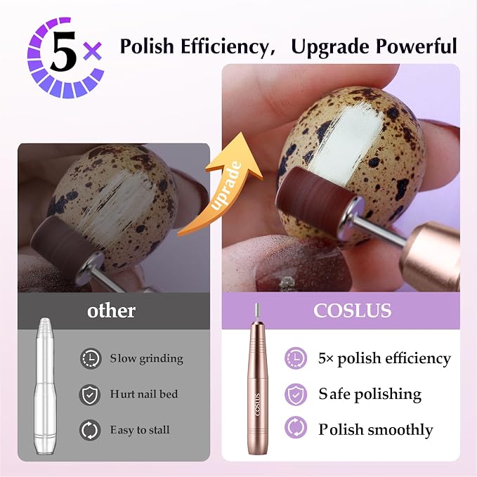 COSLUS C40 Electric Nail Drill File Professional: - Image 2