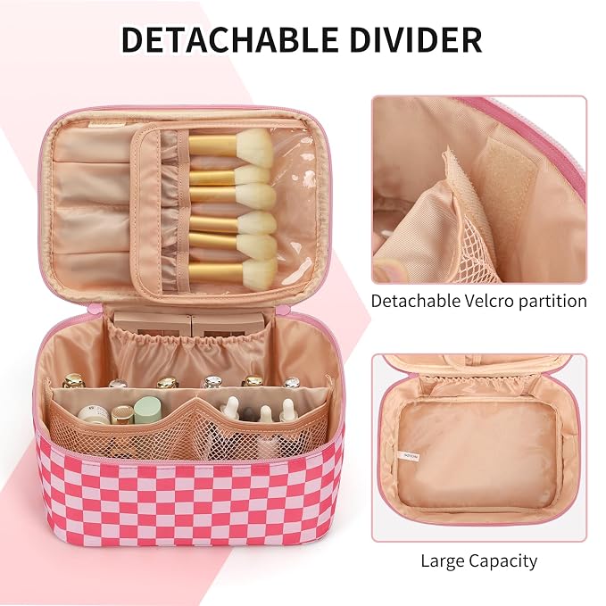 OCHEAL Makeup Bag Portable Cosmetic Bag - Image 7