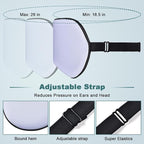 Sleep Mask for Side Sleeper Women Men, Eye Mask for Sleeping Light Blocking - Image 2
