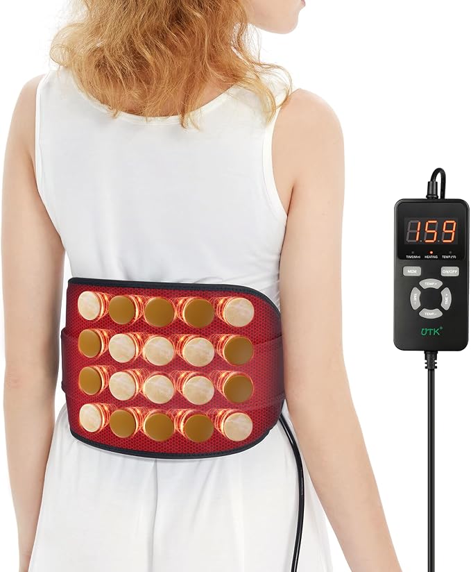 UTK Far Infrared Heating Pad for Back Pain Relief, Hot Enough, Gift for Women by UTK