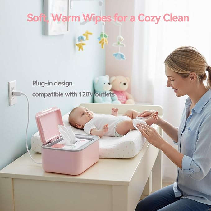 Chefhandy Baby Wipe Warmer, 3-Level Temperature Control, Quiet & Even Heating - Image 2