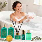 35 Pcs Mother's Day Gift, Eucalyptus Bath & Body Gift Basket - Image 5